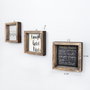 Wallity Cuadro Decorativo Enmarcado en MDF (3 Piezas)